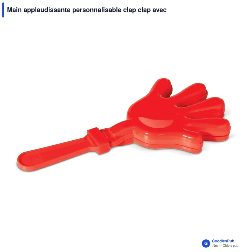 Main applaudissante personnalisable clap clap avec logo - Tap Tap - Image 3