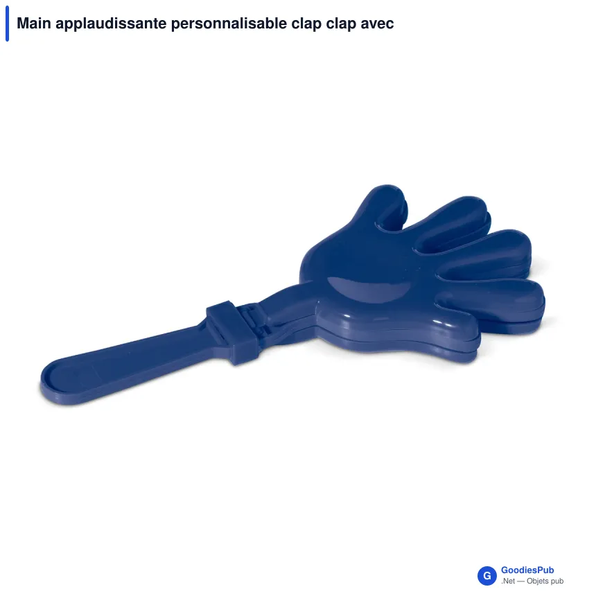 Main applaudissante personnalisable clap clap avec logo - Tap Tap - Image 5
