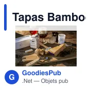 Planche à découper personnalisable en bambou pour servir des tapasavec logo - Miniature 3