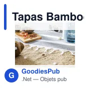 Planche à découper personnalisable Tapas Bamboo Board XL avec logo - Miniature 4