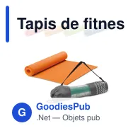 Tapis de fitness personnalisable en EVA livré avec son sac avec logo - Fitness - Miniature 1