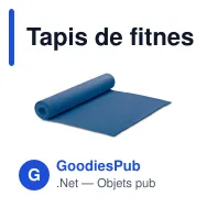 Tapis de fitness personnalisable en EVA livré avec son sac avec logo - Fitness - Miniature 3
