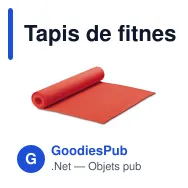Tapis de fitness personnalisable en EVA livré avec son sac avec logo - Fitness - Miniature 4