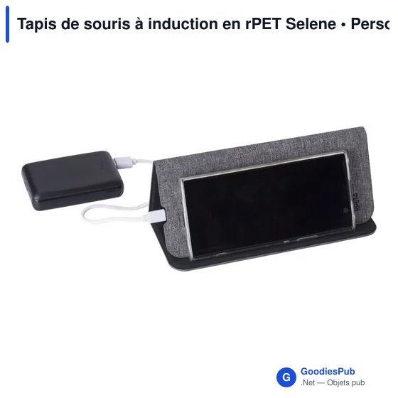 Tapis de souris personnalisable à induction avec logo - Selene - Image 5