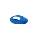 Variante bleu - Tapis de souris personnalisable Dario avec logo et repose-poignet