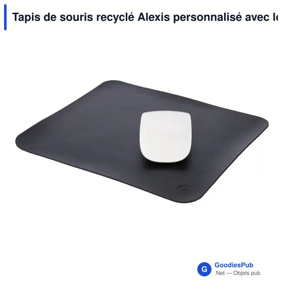 Tapis de souris recyclé Alexis - Image 3