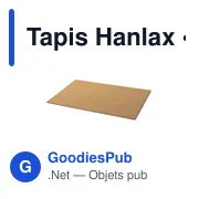 Tapis de table personnalisable en liège naturel avec logo - Hanlax - Miniature 2