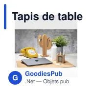 Tapis de table personnalisable en liège naturel avec logo - Hanlax - Miniature 4