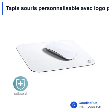 Tapis souris personnalisable avec logo pour entreprise