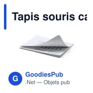 Tapis souris calendrier personnalisable avec logo entreprise - Rendux - Miniature 11