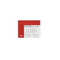 Variante rouge - Tapis souris calendrier personnalisable avec logo entreprise - Rendux