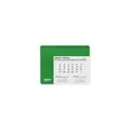 Variante vert - Tapis souris calendrier personnalisable avec logo entreprise - Rendux
