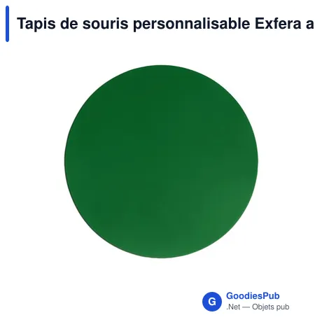 Tapis de souris personnalisable Exfera avec logo pour entreprise
