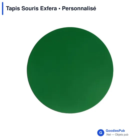 Tapis de souris personnalisable Exfera avec logo pour entreprise - Image 1