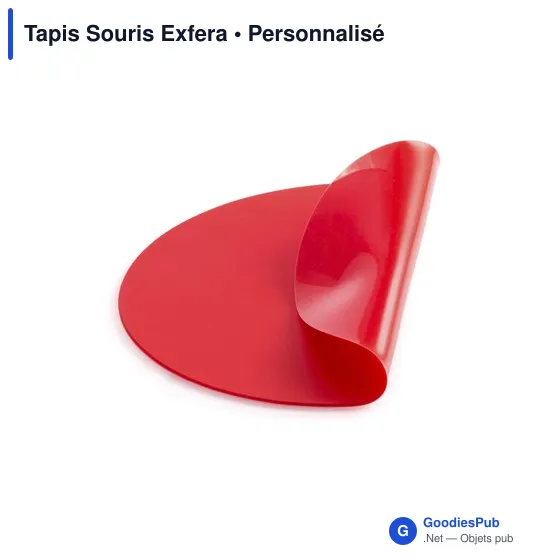 Tapis de souris personnalisable Exfera avec logo pour entreprise - Image 12