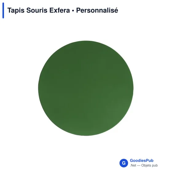 Tapis de souris personnalisable Exfera avec logo pour entreprise - Image 10