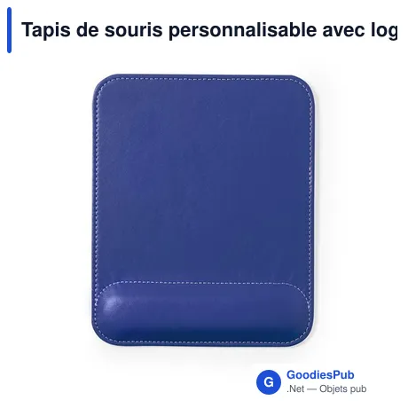 Tapis de souris personnalisable avec logo - Tapis Souris Gong
