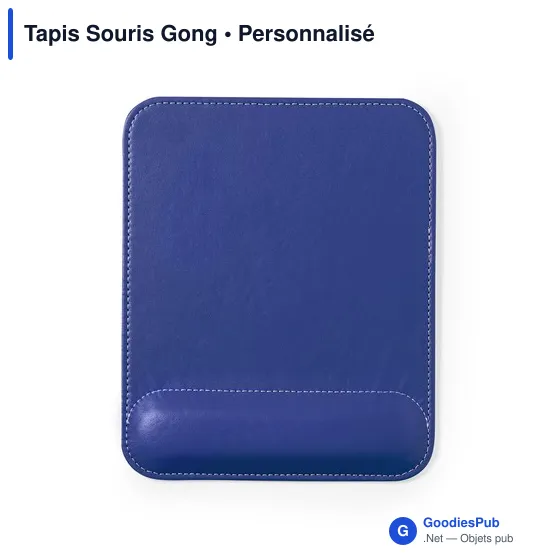 Tapis de souris personnalisable avec logo - Tapis Souris Gong - Image 1