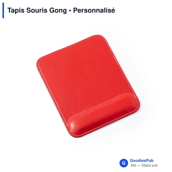 Tapis de souris personnalisable avec logo - Tapis Souris Gong - Image 3