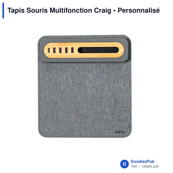 Tapis Souris Multifonction Craig - Image 2