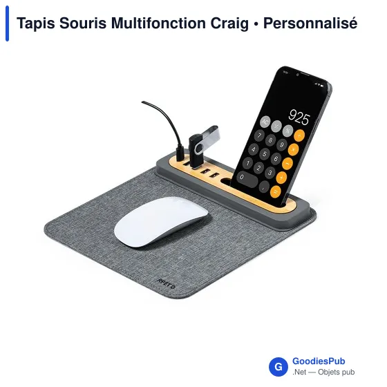 Tapis Souris Multifonction Craig - Image 4