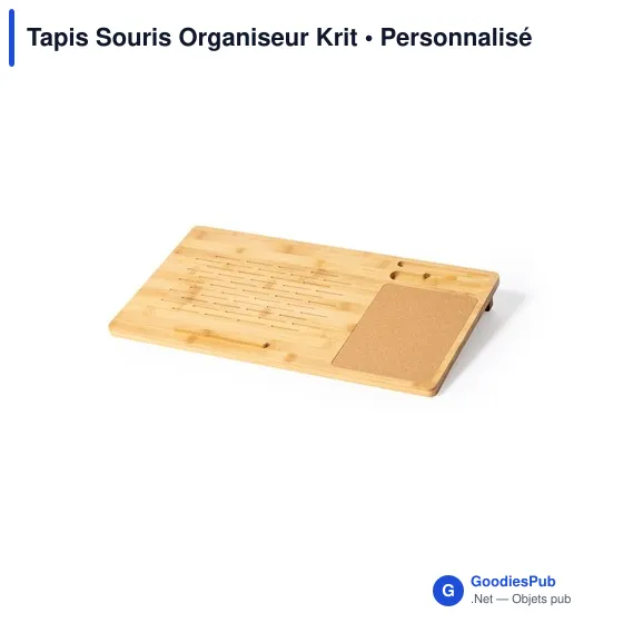Tapis Souris Organiseur Krit personnalisable avec logo entreprise - Image 2