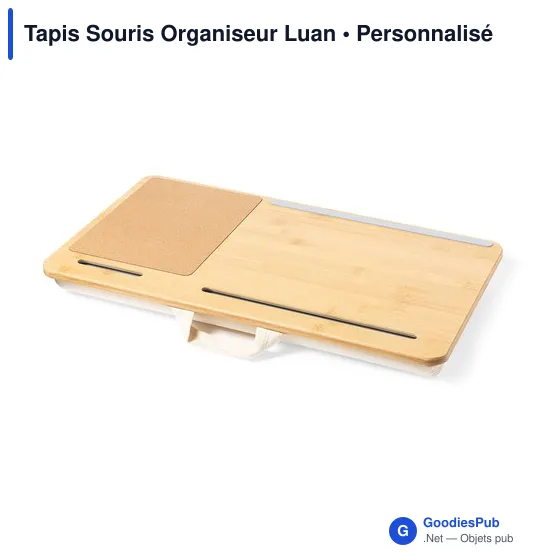 Tapis Souris Organiseur personnalisable Luan avec logo entreprise - Image 3