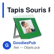 Tapis de souris personnalisable avec porte-photos pour logo entreprise - Miniature 5