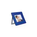 Variante bleu - Tapis de souris personnalisable avec porte-photos pour logo entreprise