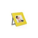Variante jaune - Tapis de souris personnalisable avec porte-photos pour logo entreprise