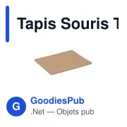 Tapis Souris Tonya - Miniature 3