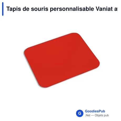 Tapis de souris personnalisable Vaniat avec logo - Accessoire bureau