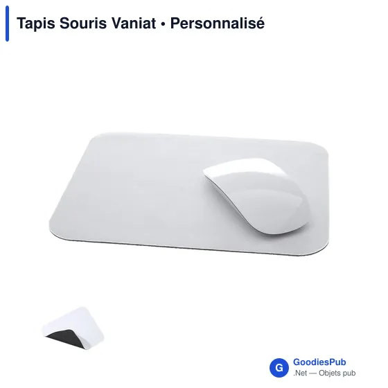 Tapis de souris personnalisable Vaniat avec logo - Accessoire bureau - Image 12