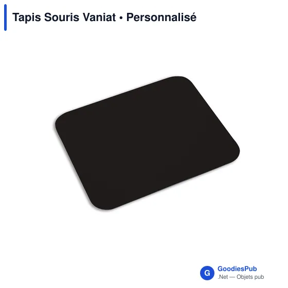 Tapis de souris personnalisable Vaniat avec logo - Accessoire bureau - Image 6