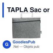 TAPLA Sac ordinateur feutre RPET - Miniature 1