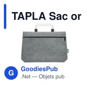 TAPLA Sac ordinateur feutre RPET - Miniature 3