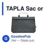 TAPLA Sac ordinateur feutre RPET - Miniature 8