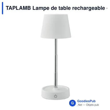 TAPLAMB Lampe de table rechargeable