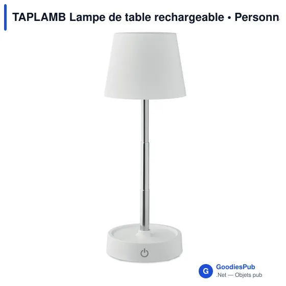 TAPLAMB Lampe de table rechargeable - Image 1
