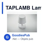TAPLAMB Lampe de table rechargeable - Miniature 3