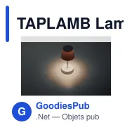 TAPLAMB Lampe de table rechargeable - Miniature 4