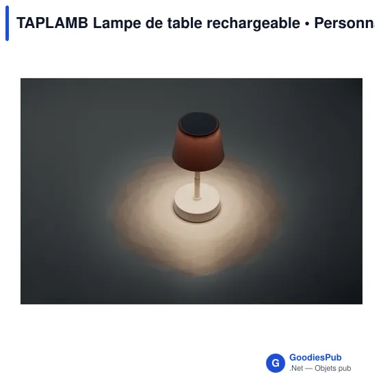 TAPLAMB Lampe de table rechargeable - Image 4