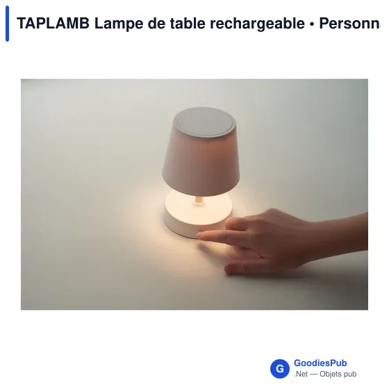 TAPLAMB Lampe de table rechargeable - Image 7