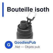 Bouteille isotherme personnalisable Tappo Bottle RCS Stainless Steel avec logo - Miniature 1