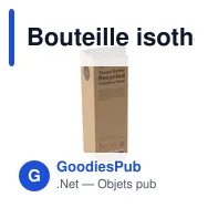 Bouteille isotherme personnalisable Tappo Bottle RCS Stainless Steel avec logo - Miniature 4