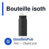 Bouteille isotherme personnalisable Tappo Bottle RCS Stainless Steel avec logo - Miniature 7
