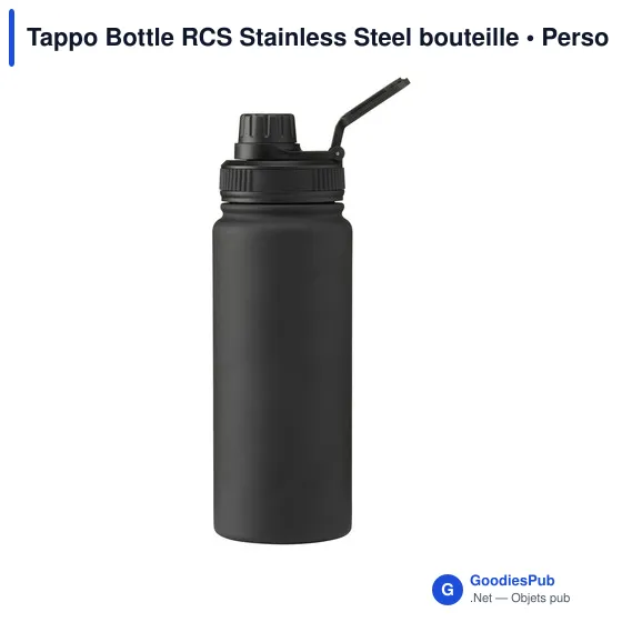 Bouteille isotherme personnalisable Tappo Bottle RCS Stainless Steel avec logo - Image 7