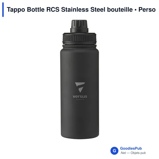 Bouteille isotherme personnalisable Tappo Bottle RCS Stainless Steel avec logo - Image 8