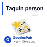 Taquin personnalisable rectangulaire en plastique avec logo - Puzzle coulissant - Miniature 1