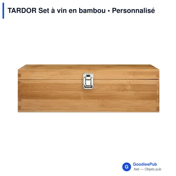TARDOR Set à vin en bambou - Image 2